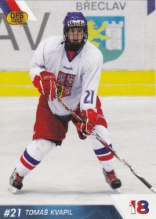 Tomas Kvapil Reprezentace U18 OFS 2010/11 Reprezentace U18 #18