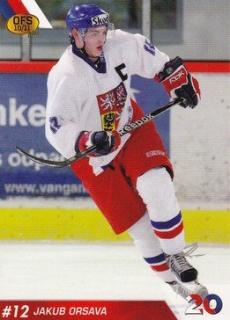 Jakub Orsava Reprezentace U20 OFS 2010/11 Reprezentace U20 #8