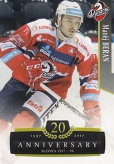 Matej Beran Pardubice OFS 2017/18 Serie II. Retro #290