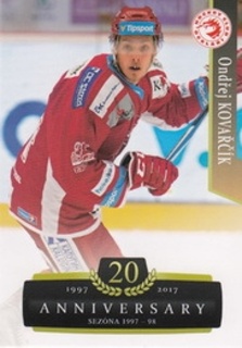 Ondrej Kovarcik Trinec OFS 2017/18 Serie II. Retro #338
