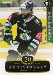 Jordan Blaine Samuels Mlada Boleslav OFS 2017/18 Serie II. Retro #475