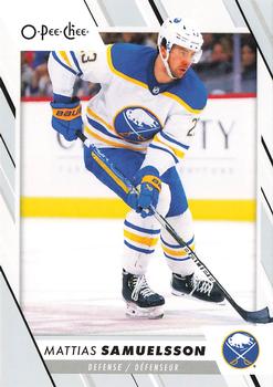 Mattias Samuelsson Buffalo Sabres Upper Deck O-Pee-Chee 2023/24 #457