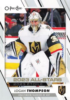 Logan Thompson Vegas Golden Knights Upper Deck O-Pee-Chee 2023/24 All-Star #533