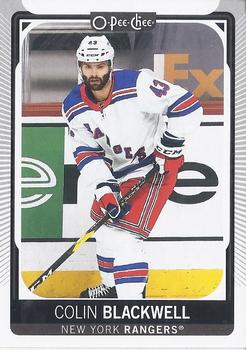 Colin Blackwell New York Rangers O-Pee-Chee 2021/22 #166