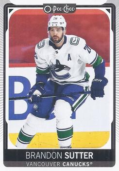 Brandon Sutter Vancouver Canucks O-Pee-Chee 2021/22 #296