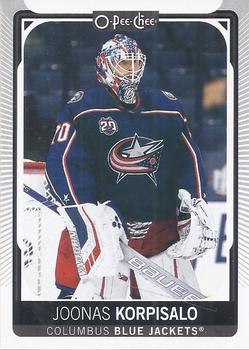 Joonas Korpisalo Columbus Blue Jackets O-Pee-Chee 2021/22 #431