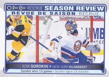 Ilya Sorokin New York Islanders O-Pee-Chee 2021/22 Rookie Season Review #544