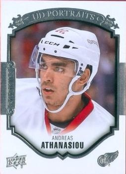 Andreas Athanasiou Detroit Red Wings Upper Deck 2015/16 Series 2 UD Portraits #P-065