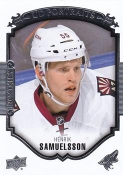 Henrik Samuelsson Arizona Coyotes Upper Deck 2015/16 Series 2 UD Portraits #P-067