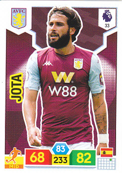 Jota Aston Villa 2019/20 Panini Adrenalyn XL #33