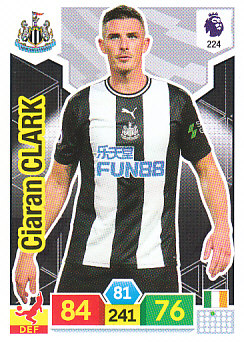 Ciaran Clark Newcastle United 2019/20 Panini Adrenalyn XL #224