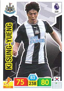 Ki Sung-Yueng Newcastle United 2019/20 Panini Adrenalyn XL #229