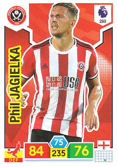 Phil Jagielka Sheffield United 2019/20 Panini Adrenalyn XL #260