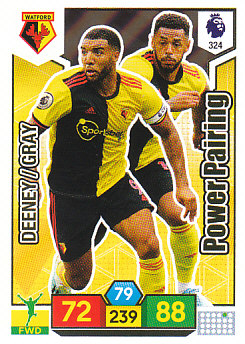 Troy Deeney / Andre Gray Watford 2019/20 Panini Adrenalyn XL Power Pairing #324