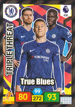 True Blues Chelsea 2019/20 Panini Adrenalyn XL Triple Threat #436