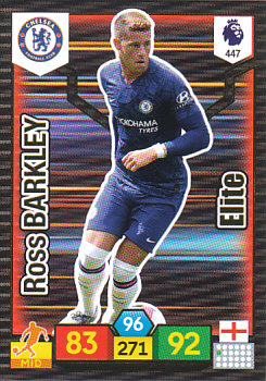 Ross Barkley Chelsea 2019/20 Panini Adrenalyn XL Elite #447