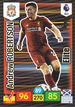 Andrew Robertson Liverpool 2019/20 Panini Adrenalyn XL Elite #453