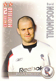 David Thompson Bolton Wanderers 2006/07 Shoot Out #372