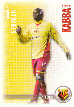 Steve Kabba Watford 2006/07 Shoot Out #424