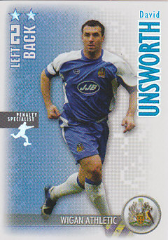 David Unsworth Wigan Athletic 2006/07 Shoot Out #432