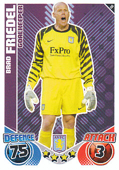 Brad Friedel Aston Villa 2010/11 Topps Match Attax #19