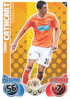 Craig Cathcart Blackpool 2010/11 Topps Match Attax #78