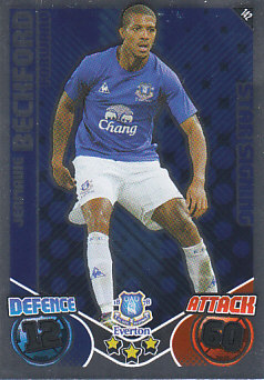 Jermaine Beckford Everton 2010/11 Topps Match Attax Star Signing #142