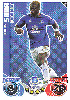 Louis Saha Everton 2010/11 Topps Match Attax #143