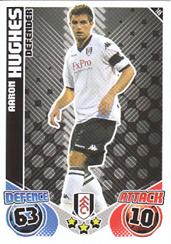Aaron Hughes Fulham 2010/11 Topps Match Attax #146