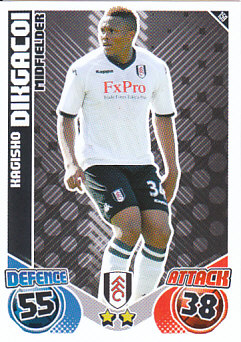 Kagisho Dikgacoi Fulham 2010/11 Topps Match Attax #159