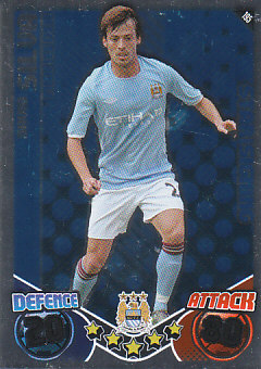 David Silva Manchester City 2010/11 Topps Match Attax Star Signing #195