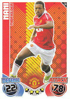 Nani Manchester United 2010/11 Topps Match Attax #210