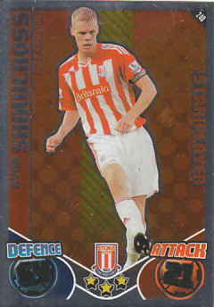 Ryan Shawcross Stoke City 2010/11 Topps Match Attax Star Player #240