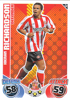 Kieran Richardson Sunderland 2010/11 Topps Match Attax #258