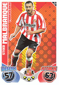 Steed Malbranque Sunderland 2010/11 Topps Match Attax #263