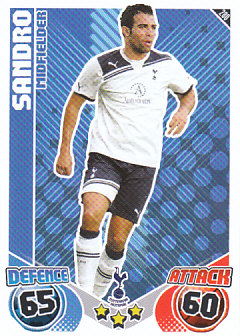 Sandro Tottenham Hotspur 2010/11 Topps Match Attax #280