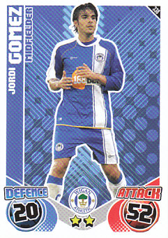 Jordi Gomez Wigan Athletic 2010/11 Topps Match Attax #338