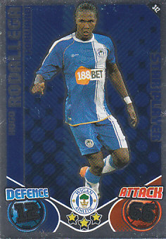 Hugo Rodallega Wigan Athletic 2010/11 Topps Match Attax Star Player #342