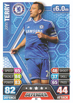 John Terry Chelsea 2013/14 Topps Match Attax #60