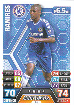 Ramires Chelsea 2013/14 Topps Match Attax #64