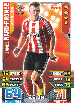 James Ward-Prowse Southampton 2015/16 Topps Match Attax #230