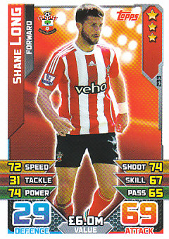 Shane Long Southampton 2015/16 Topps Match Attax #233