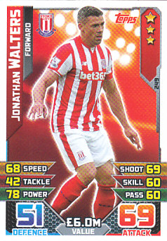 Jonathan Walters Stoke City 2015/16 Topps Match Attax #249