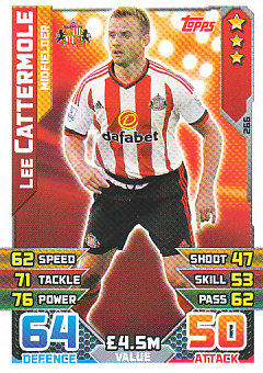 Lee Cattermole Sunderland 2015/16 Topps Match Attax #266