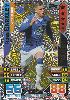 Ross Barkley Everton 2015/16 Topps Match Attax Man of the Match #377