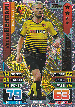 Valon Behrami Watford 2015/16 Topps Match Attax Man of the Match #414