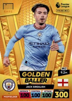 Jack Grealish Manchester City Panini Adrenalyn XL Premier League 2022/23 Golden Baller #6