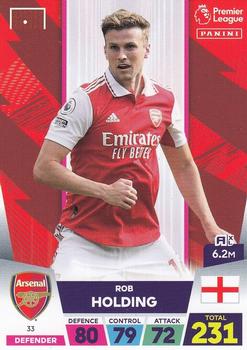 Rob Holding Arsenal Panini Adrenalyn XL Premier League 2022/23 #33