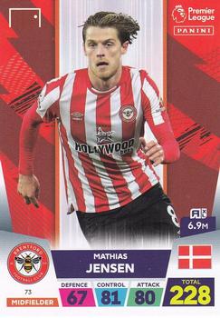 Mathias Jensen Brentford Panini Adrenalyn XL Premier League 2022/23 #73
