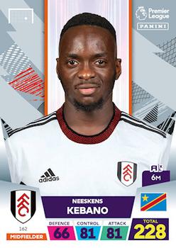 Neeskens Kebano Fulham Panini Adrenalyn XL Premier League 2022/23 #162